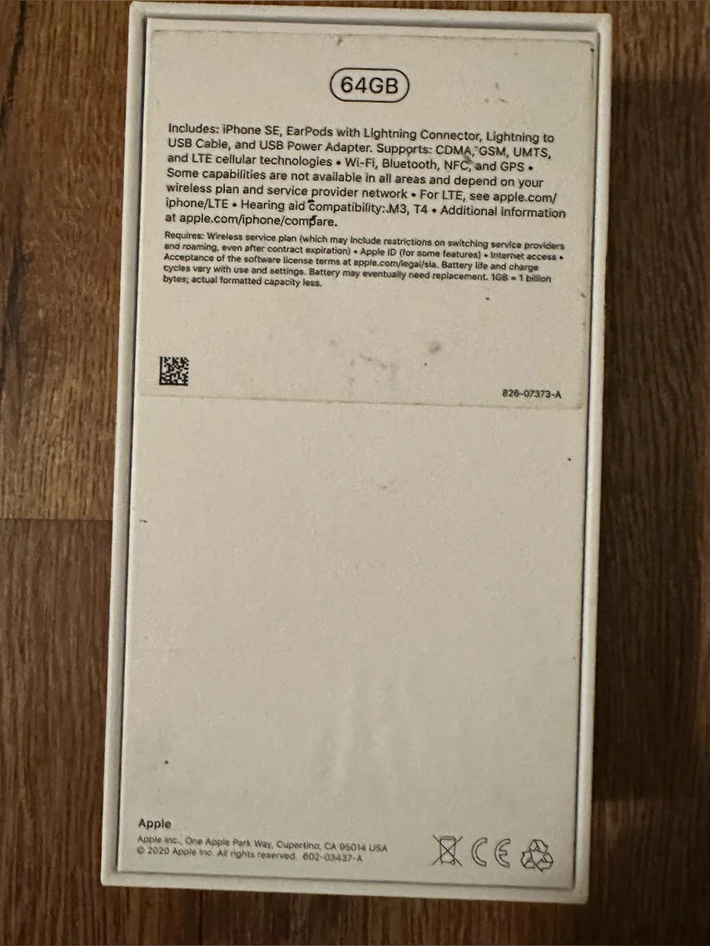 Lot Of 4, Apple iPhone Empty Boxes
